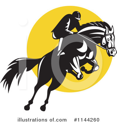 Horseback Clipart #1144260 by patrimonio