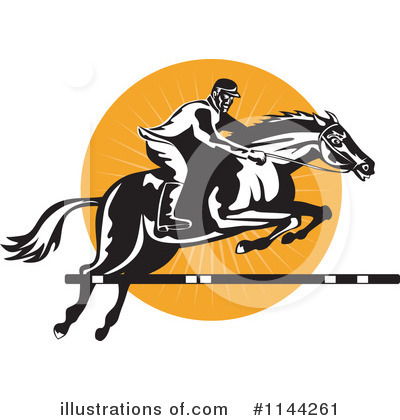 Horseback Clipart #1144261 by patrimonio