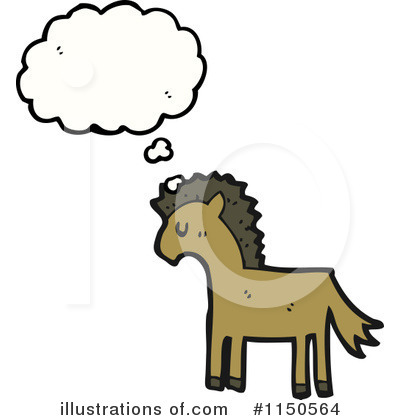 Royalty-Free (RF) Horse Clipart Illustration by lineartestpilot - Stock Sample #1150564