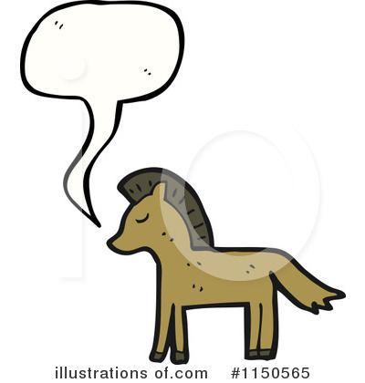 Royalty-Free (RF) Horse Clipart Illustration by lineartestpilot - Stock Sample #1150565