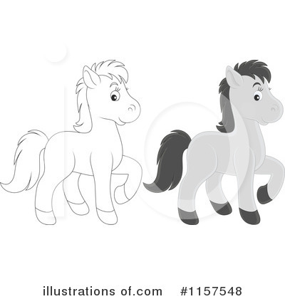 Royalty-Free (RF) Horse Clipart Illustration by Alex Bannykh - Stock Sample #1157548