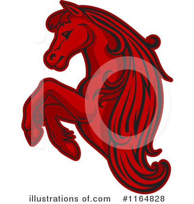 Royalty-Free (RF) Horse Clipart Illustration by Vector Tradition SM - Stock Sample #1164828