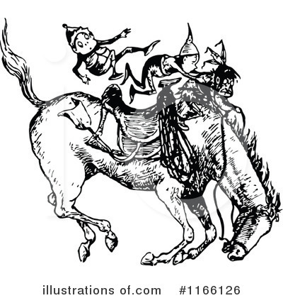 Royalty-Free (RF) Horse Clipart Illustration by Prawny Vintage - Stock Sample #1166126