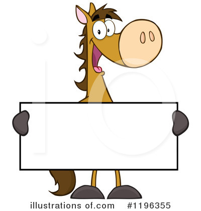 Royalty-Free (RF) Horse Clipart Illustration by Hit Toon - Stock Sample #1196355