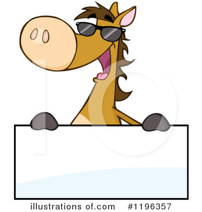 Royalty-Free (RF) Horse Clipart Illustration by Hit Toon - Stock Sample #1196357
