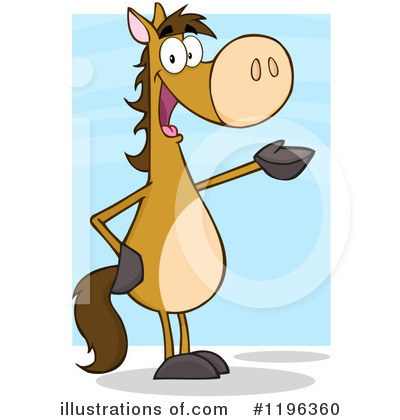 Royalty-Free (RF) Horse Clipart Illustration by Hit Toon - Stock Sample #1196360