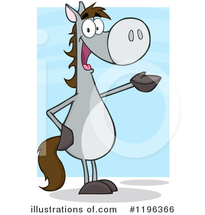 Royalty-Free (RF) Horse Clipart Illustration by Hit Toon - Stock Sample #1196366