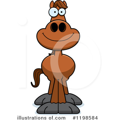 Royalty-Free (RF) Horse Clipart Illustration by Cory Thoman - Stock Sample #1198584
