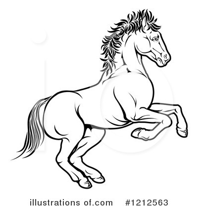 Royalty-Free (RF) Horse Clipart Illustration by AtStockIllustration - Stock Sample #1212563