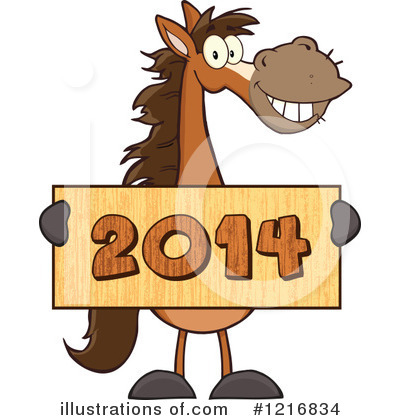 Royalty-Free (RF) Horse Clipart Illustration by Hit Toon - Stock Sample #1216834