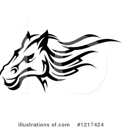 Royalty-Free (RF) Horse Clipart Illustration by Vector Tradition SM - Stock Sample #1217424