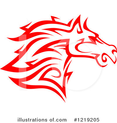 Royalty-Free (RF) Horse Clipart Illustration by Vector Tradition SM - Stock Sample #1219205