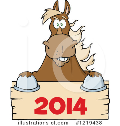 Royalty-Free (RF) Horse Clipart Illustration by Hit Toon - Stock Sample #1219438