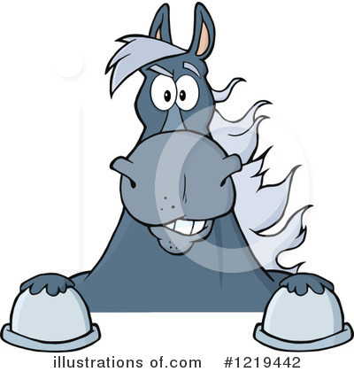 Royalty-Free (RF) Horse Clipart Illustration by Hit Toon - Stock Sample #1219442