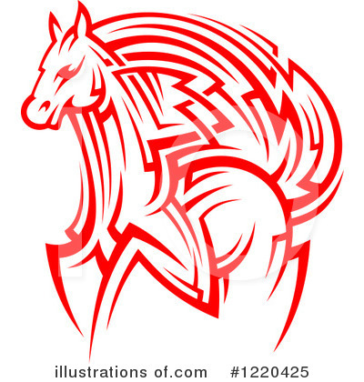 Royalty-Free (RF) Horse Clipart Illustration by Vector Tradition SM - Stock Sample #1220425
