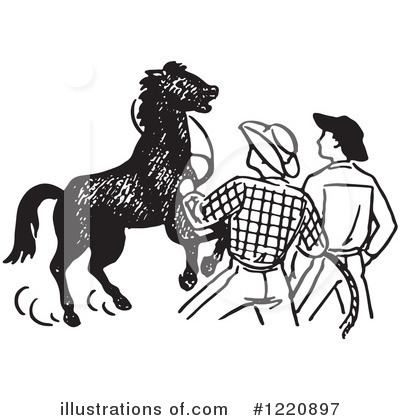 Royalty-Free (RF) Horse Clipart Illustration by Picsburg - Stock Sample #1220897