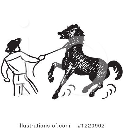 Royalty-Free (RF) Horse Clipart Illustration by Picsburg - Stock Sample #1220902