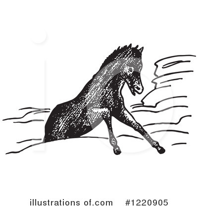 Royalty-Free (RF) Horse Clipart Illustration by Picsburg - Stock Sample #1220905