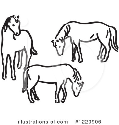 Royalty-Free (RF) Horse Clipart Illustration by Picsburg - Stock Sample #1220906