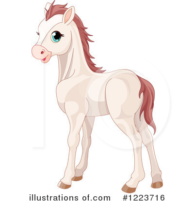 Royalty-Free (RF) Horse Clipart Illustration by Pushkin - Stock Sample #1223716