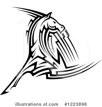 Royalty-Free (RF) Horse Clipart Illustration by Vector Tradition SM - Stock Sample #1223898