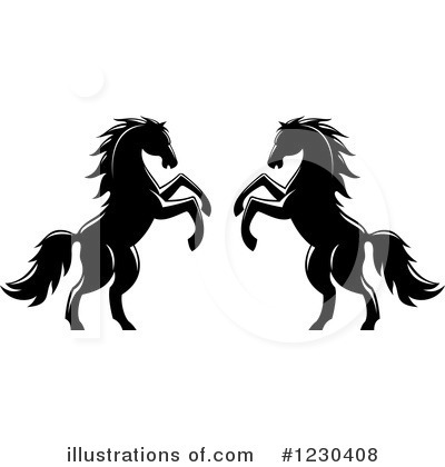 Royalty-Free (RF) Horse Clipart Illustration by Vector Tradition SM - Stock Sample #1230408