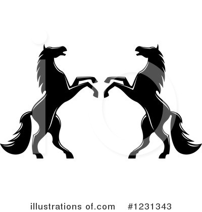 Royalty-Free (RF) Horse Clipart Illustration by Vector Tradition SM - Stock Sample #1231343