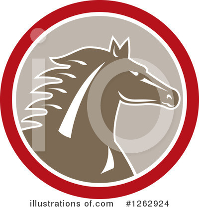 Royalty-Free (RF) Horse Clipart Illustration by patrimonio - Stock Sample #1262924