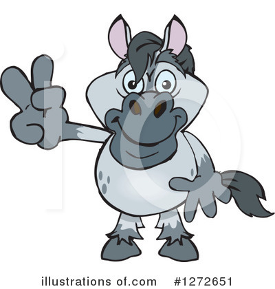 Royalty-Free (RF) Horse Clipart Illustration by Dennis Holmes Designs - Stock Sample #1272651