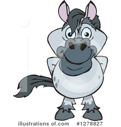 Royalty-Free (RF) Horse Clipart Illustration by Dennis Holmes Designs - Stock Sample #1278827