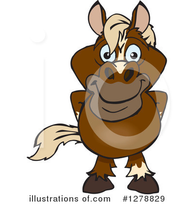 Royalty-Free (RF) Horse Clipart Illustration by Dennis Holmes Designs - Stock Sample #1278829