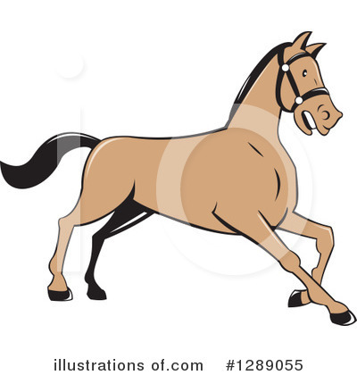 Royalty-Free (RF) Horse Clipart Illustration by patrimonio - Stock Sample #1289055