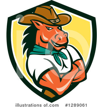 Royalty-Free (RF) Horse Clipart Illustration by patrimonio - Stock Sample #1289061