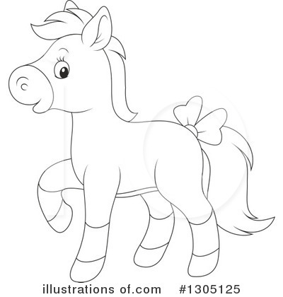 Royalty-Free (RF) Horse Clipart Illustration by Alex Bannykh - Stock Sample #1305125