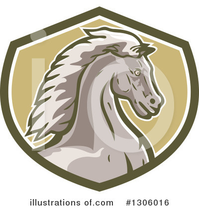 Royalty-Free (RF) Horse Clipart Illustration by patrimonio - Stock Sample #1306016