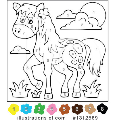 Royalty-Free (RF) Horse Clipart Illustration by visekart - Stock Sample #1312569