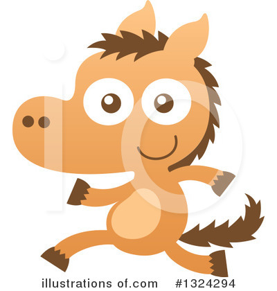Royalty-Free (RF) Horse Clipart Illustration by Zooco - Stock Sample #1324294