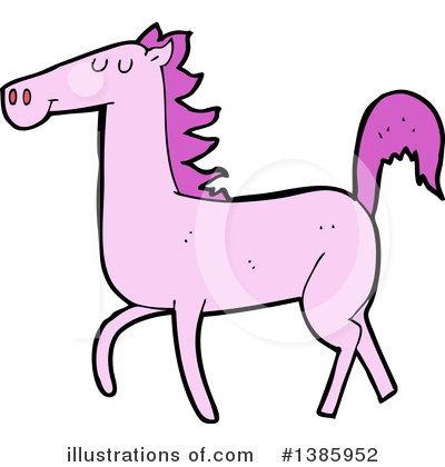 Royalty-Free (RF) Horse Clipart Illustration by lineartestpilot - Stock Sample #1385952