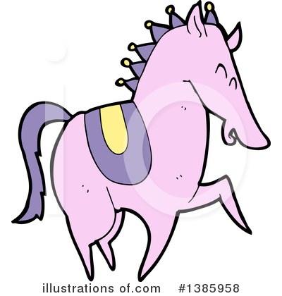 Royalty-Free (RF) Horse Clipart Illustration by lineartestpilot - Stock Sample #1385958