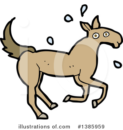 Royalty-Free (RF) Horse Clipart Illustration by lineartestpilot - Stock Sample #1385959