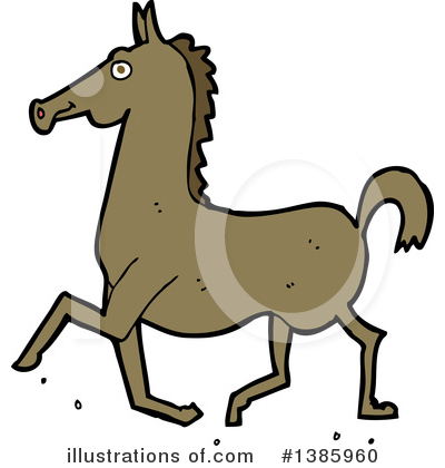 Royalty-Free (RF) Horse Clipart Illustration by lineartestpilot - Stock Sample #1385960