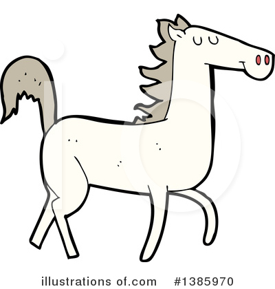 Royalty-Free (RF) Horse Clipart Illustration by lineartestpilot - Stock Sample #1385970