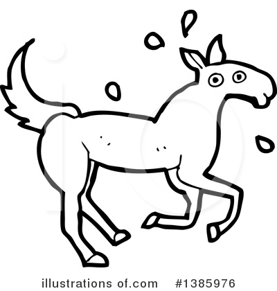 Royalty-Free (RF) Horse Clipart Illustration by lineartestpilot - Stock Sample #1385976