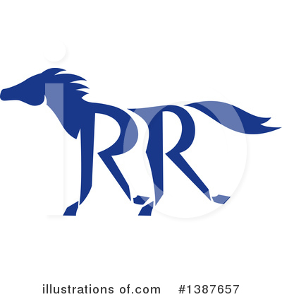Royalty-Free (RF) Horse Clipart Illustration by patrimonio - Stock Sample #1387657