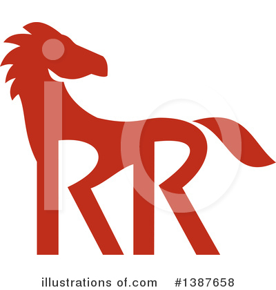 Royalty-Free (RF) Horse Clipart Illustration by patrimonio - Stock Sample #1387658