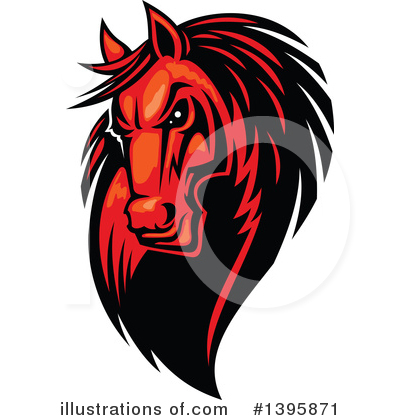 Royalty-Free (RF) Horse Clipart Illustration by Vector Tradition SM - Stock Sample #1395871