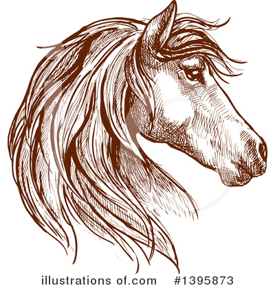 Royalty-Free (RF) Horse Clipart Illustration by Vector Tradition SM - Stock Sample #1395873