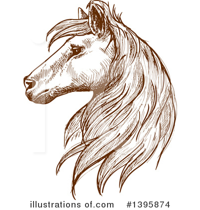 Royalty-Free (RF) Horse Clipart Illustration by Vector Tradition SM - Stock Sample #1395874