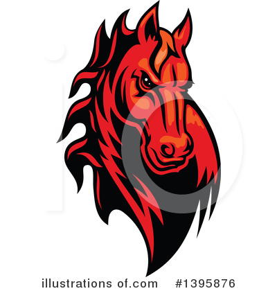 Royalty-Free (RF) Horse Clipart Illustration by Vector Tradition SM - Stock Sample #1395876