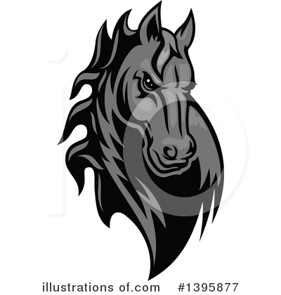 Royalty-Free (RF) Horse Clipart Illustration by Vector Tradition SM - Stock Sample #1395877